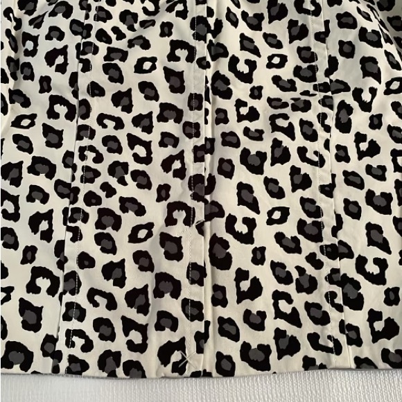 Merona leopard print, pencil skirt, size, 16 - Picture 2 of 7